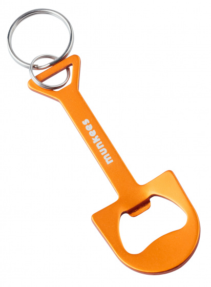 bottle opener Scoop orange steel 8,9 cm