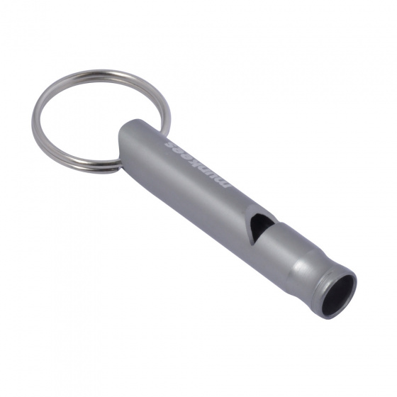 whistle grey steel 4,7 cm