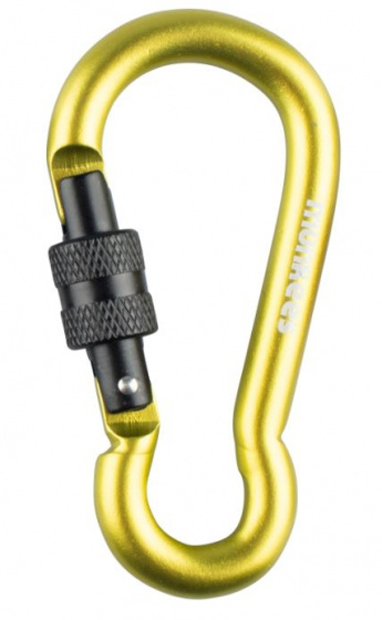 carabiner Pear-Shape screw fastener 8 x 80 mm green