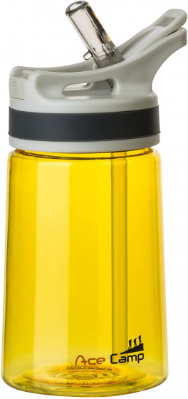 Tritan springdeckel water bottle 350 ml yellow