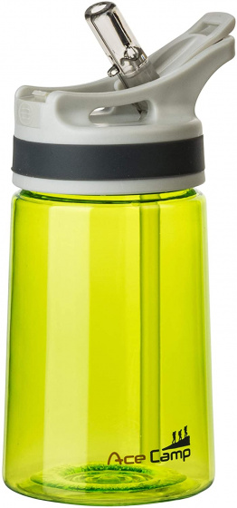 Tritan springdeckel water bottle 350 ml green