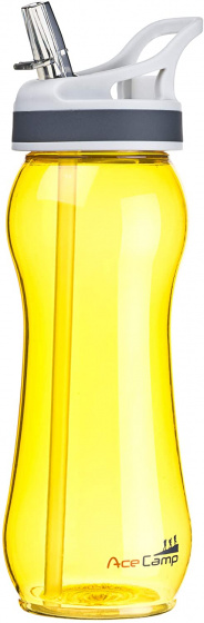 Tritan water bottle 600 ml yellow
