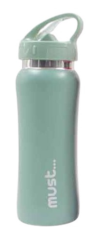 drinking cup 500 ml stainless steel green