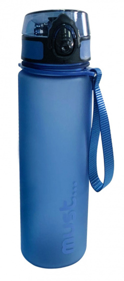 drinking bottle 600 ml 7 x 23 cm tritan blue