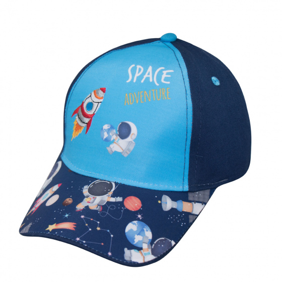 cap Space Adventure junior cotton light blue size 52