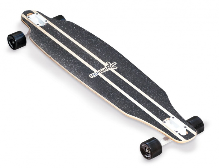 longboard Wood 97 x 23 cm wood beige/black