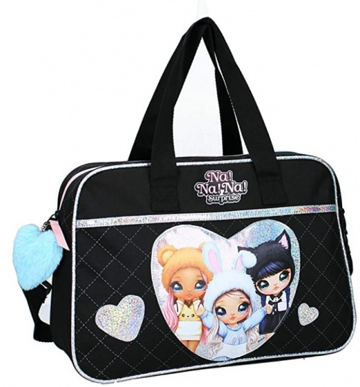 Na!Na!Na! Surprise taška cez rameno Disco 13 litrov polyester čierna
