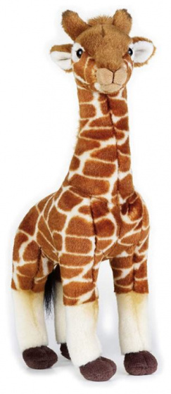 National Geographic knuffel giraffe junior 36 cm pluche bruin