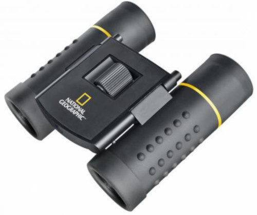 foldable binoculars 10 cm steel black