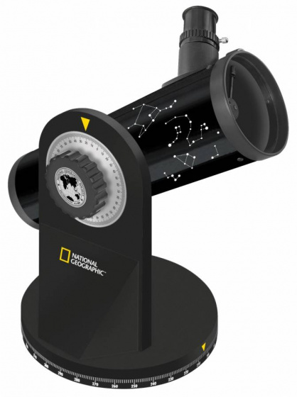 National Geographic ďalekohľad Dobson 76/350 18x-117x hliník čierny