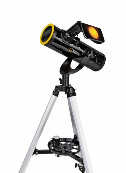 National Geographic ďalekohľad Newton 76/350 135 cm hliník čierna/sivá