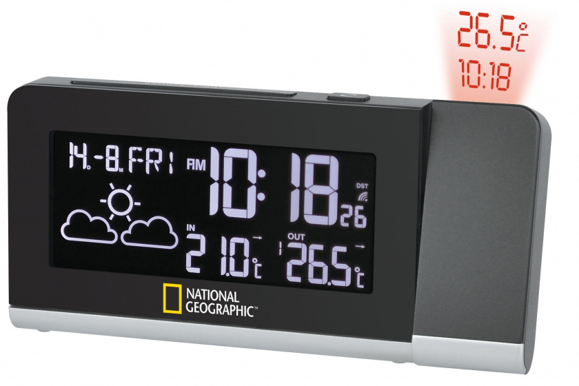 National Geographic meteostanica digitálna 16,4 cm čierna 3 ks