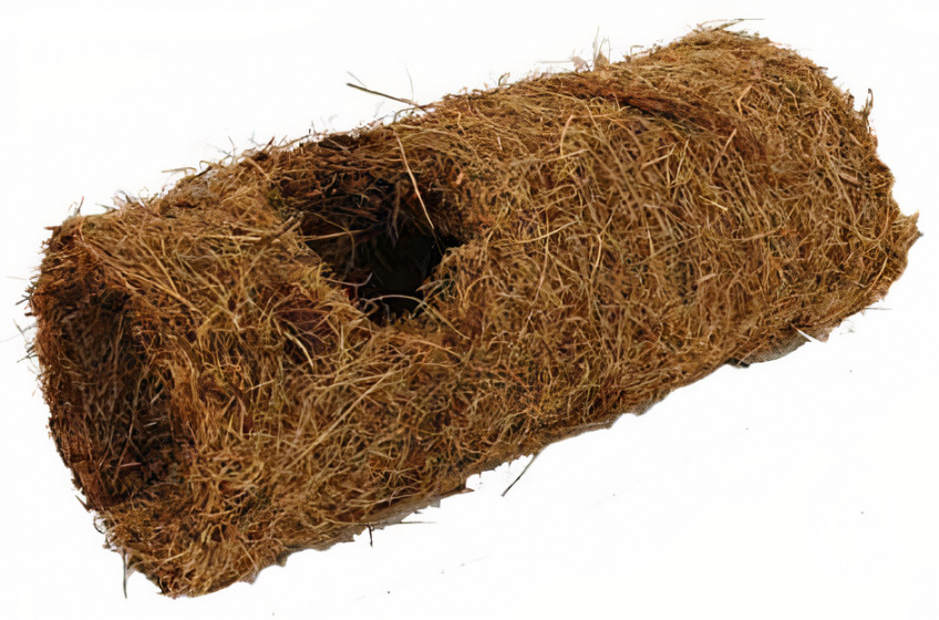 Nature First hrací tunel hlodavec 25 cm kokosové vlákno hnedé