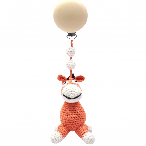 natureZOO vešiak na kočík oslík 20 cm zelený