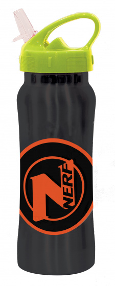 NERF pohár na pitie junior nerez čierna/zelená 580 ml