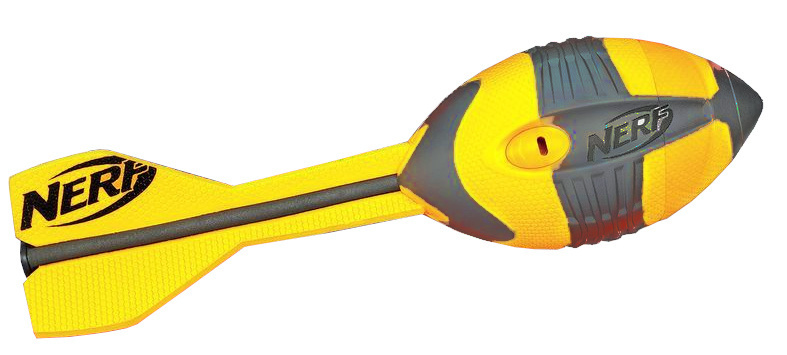 NERF nadhadzovacia lopta Vortex Aero Howlerjunior 32 cm penová žltá/čierna