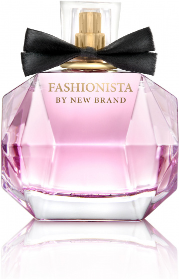 New Brand parfumovaná voda Fashionista dámska ružová/čierna 100 ml