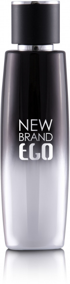 New Brand toaletná voda Ego Silver pánska čierna/strieborná 100 ml
