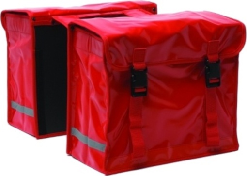 New Looxs dvojitá brašna bisonyl 46L červená