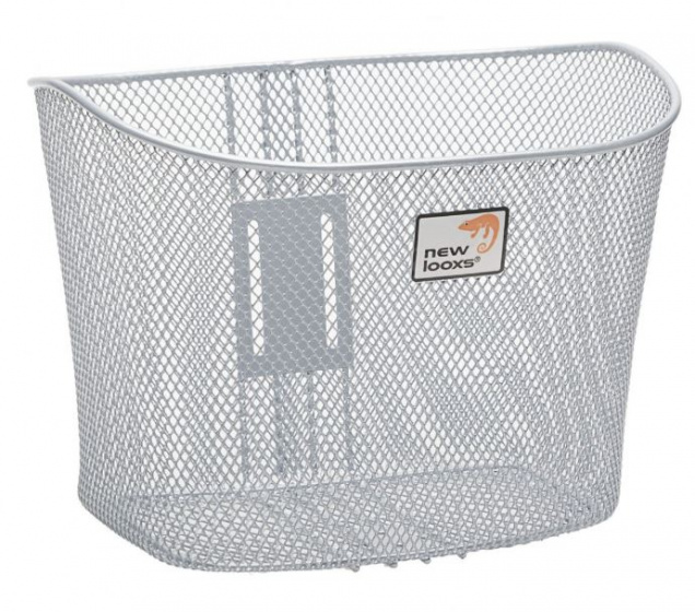 New Looxs fietsmand toscane voor 19 liter zilver