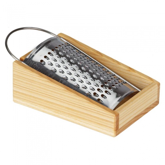 Nic rasp 11 x 3,5 x 13 cm blank hout/staal