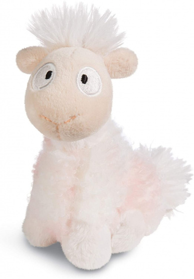 Nici knuffel lama baby junior polyester 12 cm beige