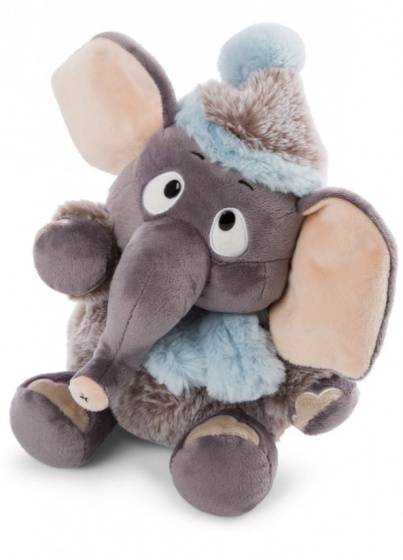 Nici knuffel olifant amadou junior 25 cm pluche oranje
