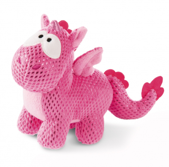 Nici knuffel ruby de la rosa junior 13 cm pluche/polyester roze