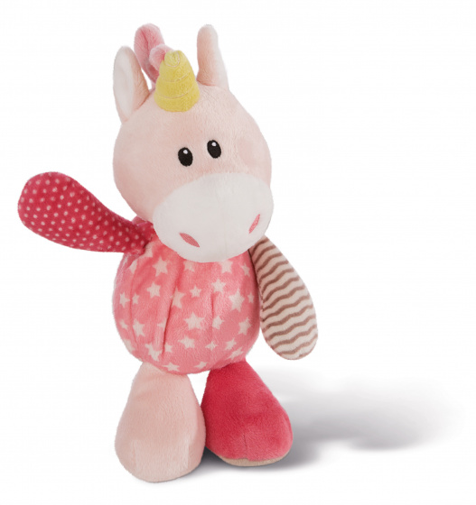 Nici knuffel unicorn stupsi 25 cm pluche/polyester roze