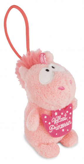 Nici knuffel unicorn merry junior pluche 8 cm roze
