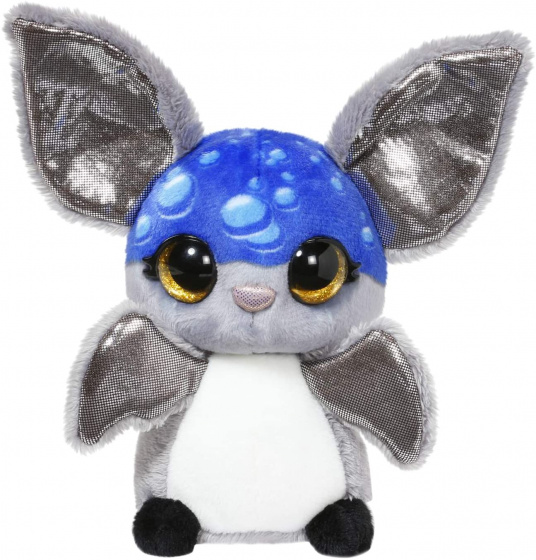 Nici knuffel vleermuis junior 12 cm pluche donkergrijs