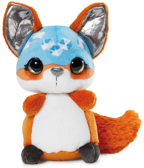 Nici knuffel vos junior 16 cm pluche oranje/wit