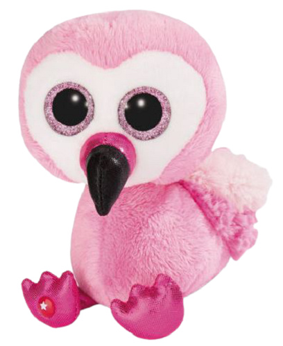 Nici knuffelflamingo glubschis fairy fay 15 cm pluche roze
