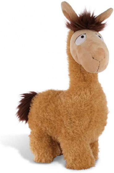 Nici vypchatá lama junior 35 cm plyš hnedá