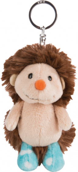 Nici sleutelhanger henny hoglet junior 10 cm pluche bruin
