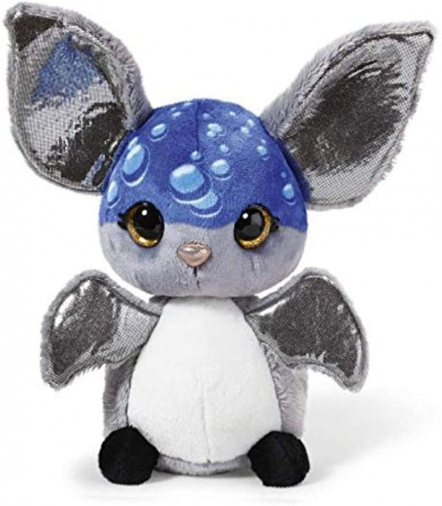 Nici knuffel vleermuis junior 16 cm pluche donkergrijs