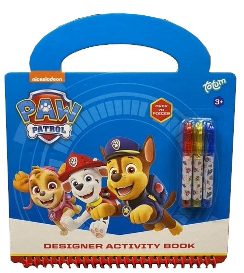Nickelodeon activiteitenboek paw patrol karton blauw 5 delig