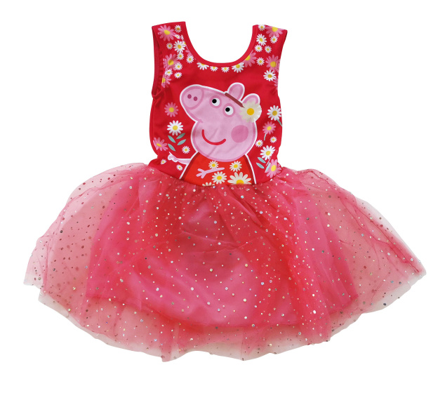 ballet outfit Peppa Pig girls polyester dark pink size 92