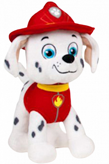 soft toy Paw Patrol Marshall junior 28 cm white/red