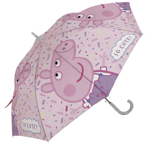 umbrella Peppa Pig 48 cm polyester light pink