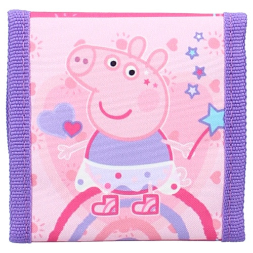 Nickelodeon portemonnee peppa pig made of magic 10 x 10 cm roze