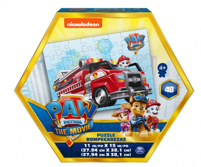Nickelodeon puzzel paw patrol junior 28 x 38 cm rood 48 delig