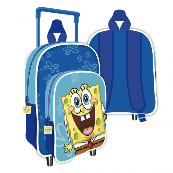 Nickelodeon rugzak spongebob junior 36 x 24 cm polyester blauw