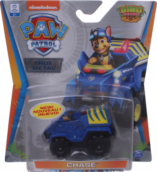 Nickelodeon tank paw patrol chase dino rescue blauw/geel