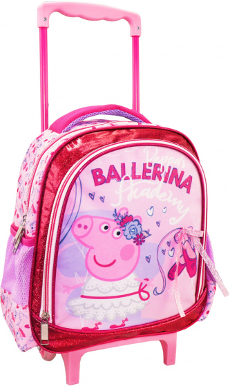 trolley Peppa Pig junior 27 x 31 cm PL pink/red