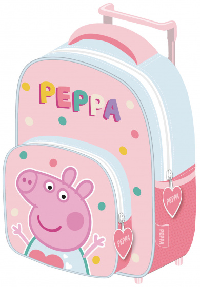 Nickelodeon trolley rugzak peppa pig meisjes 36 cm polyester