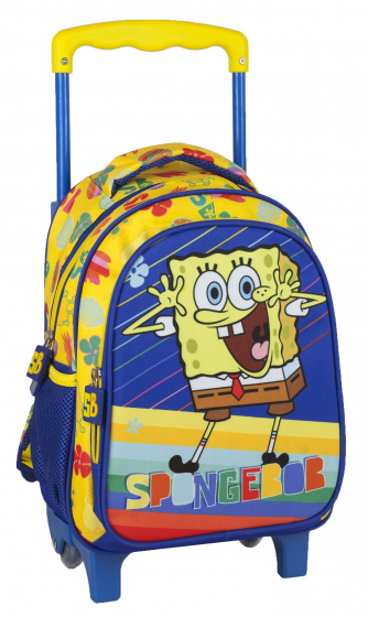 Nickelodeon trolley rugzak spongebob 8 liter polyester blauw