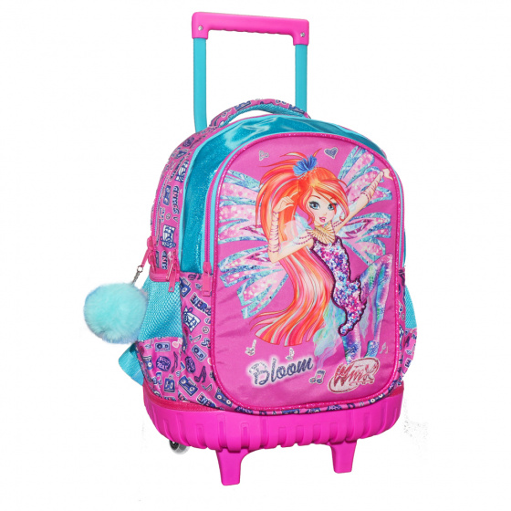 Nickelodeon trolley ruksak Winx Club girls 45 cm ružový/modrý