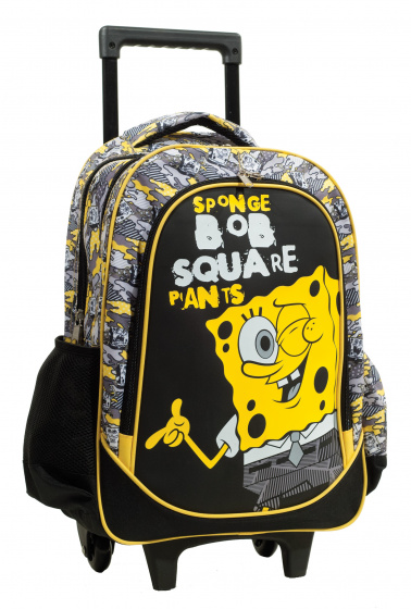 Nickelodeon batoh na vozík Spongebob 30 litrov polyester čierno/žltý