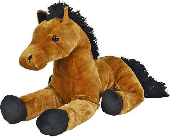 plush cuddle Horse 62 cm brown
